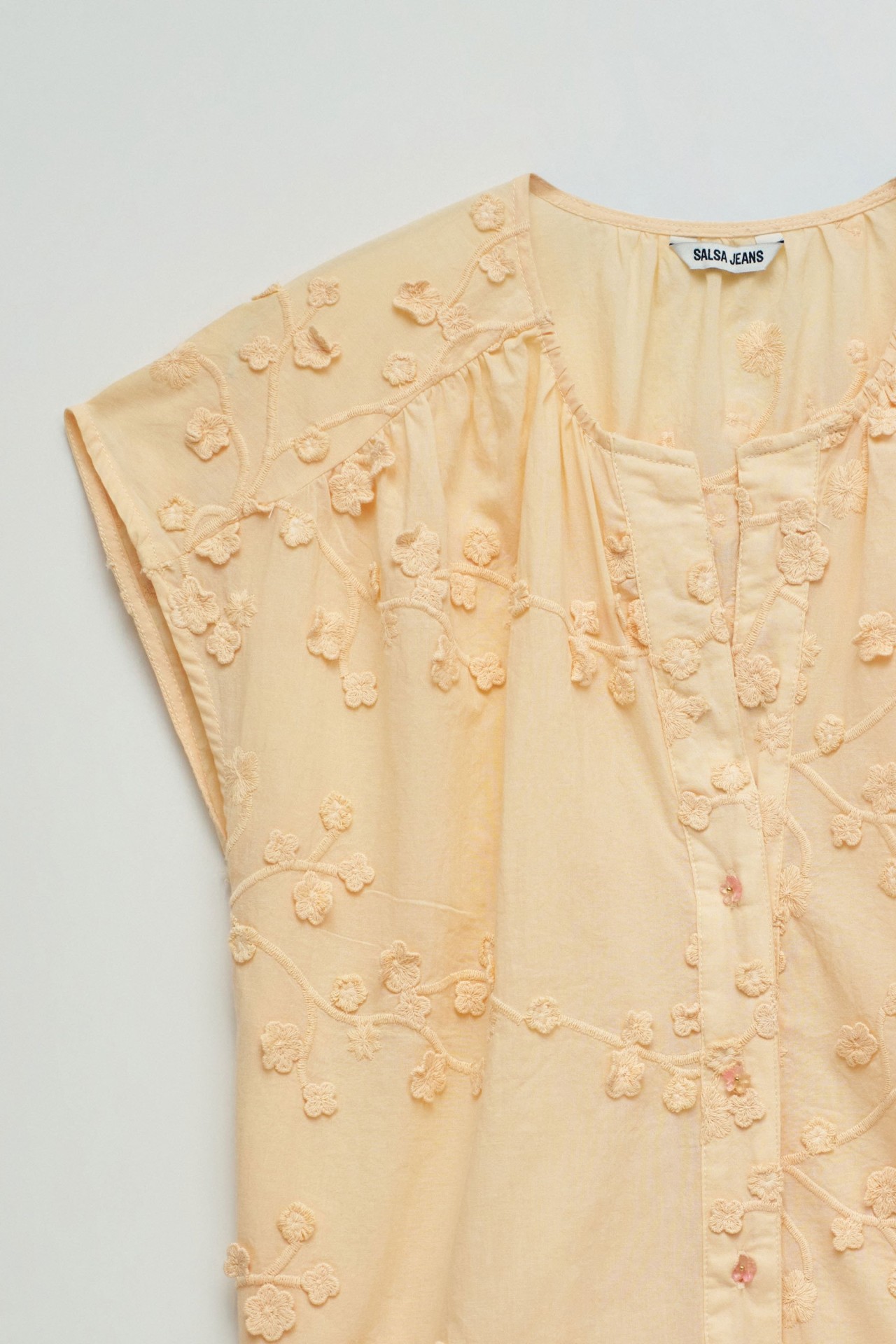 BLOUSE MET 3D-EFFECT STAR CLUB