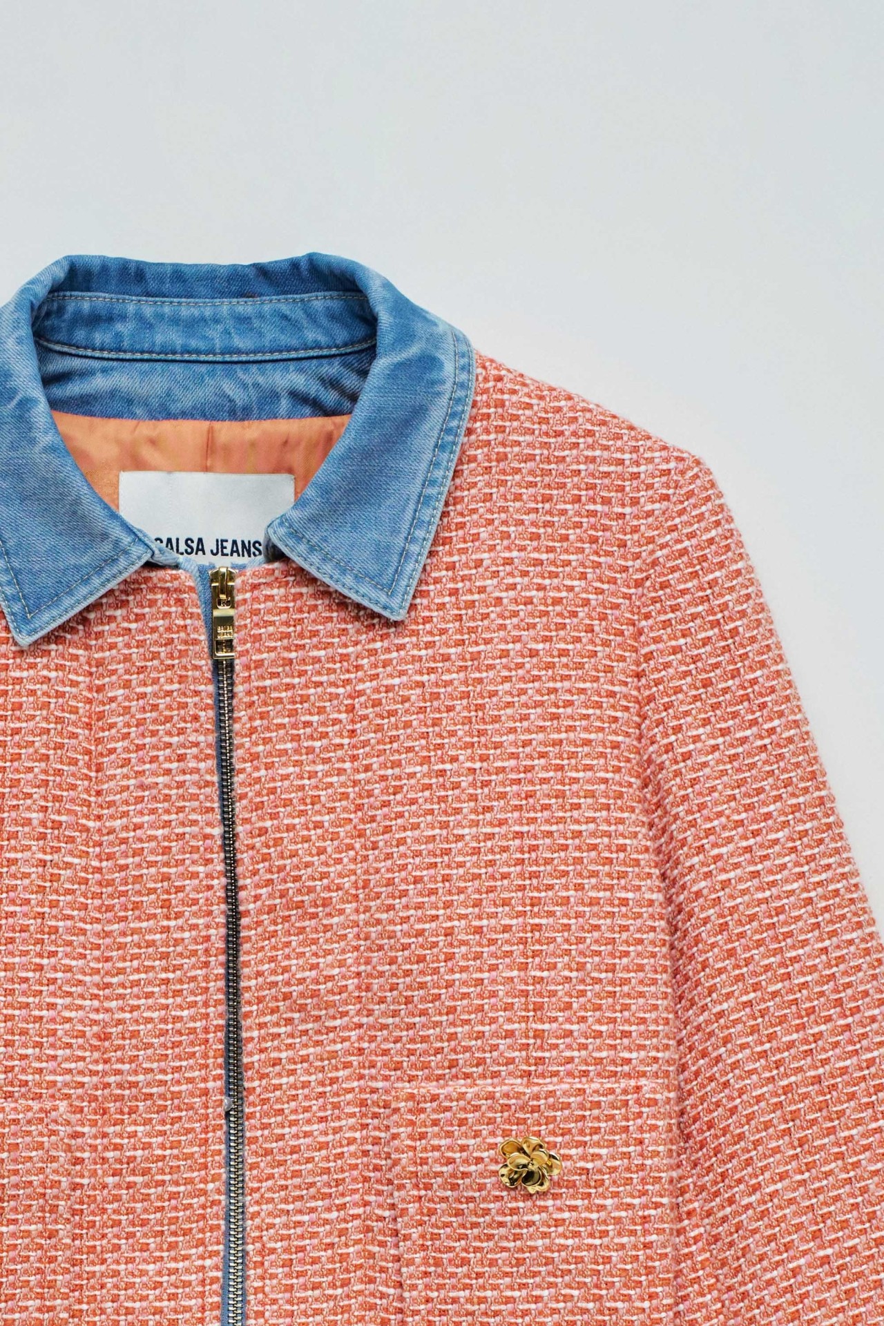 VESTE EN TWEED AVEC DENIM STAR CLUB