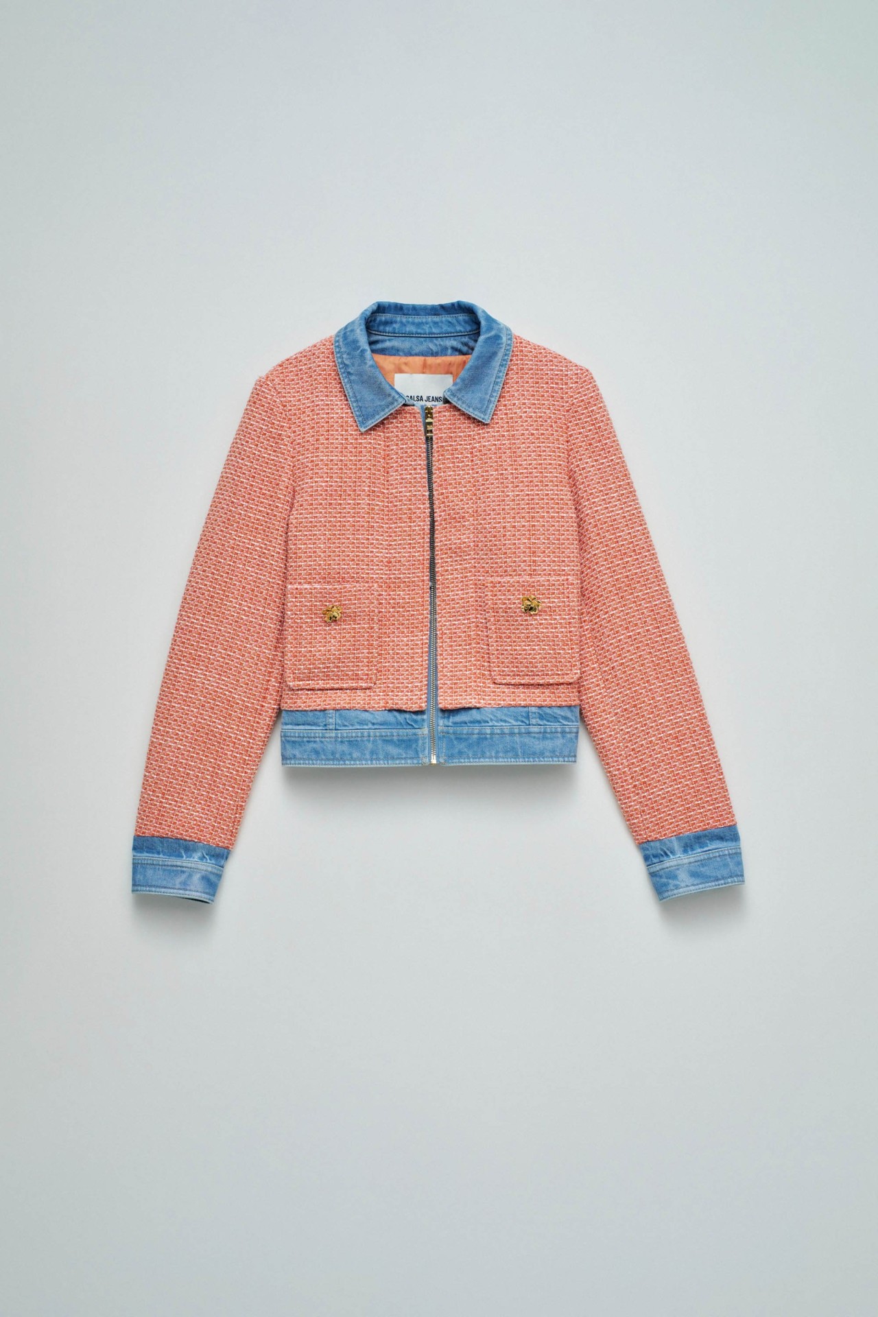 VESTE EN TWEED AVEC DENIM STAR CLUB
