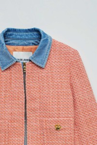 VESTE EN TWEED AVEC DENIM STAR CLUB