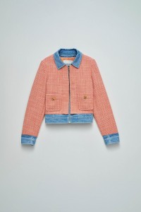 VESTE EN TWEED AVEC DENIM STAR CLUB