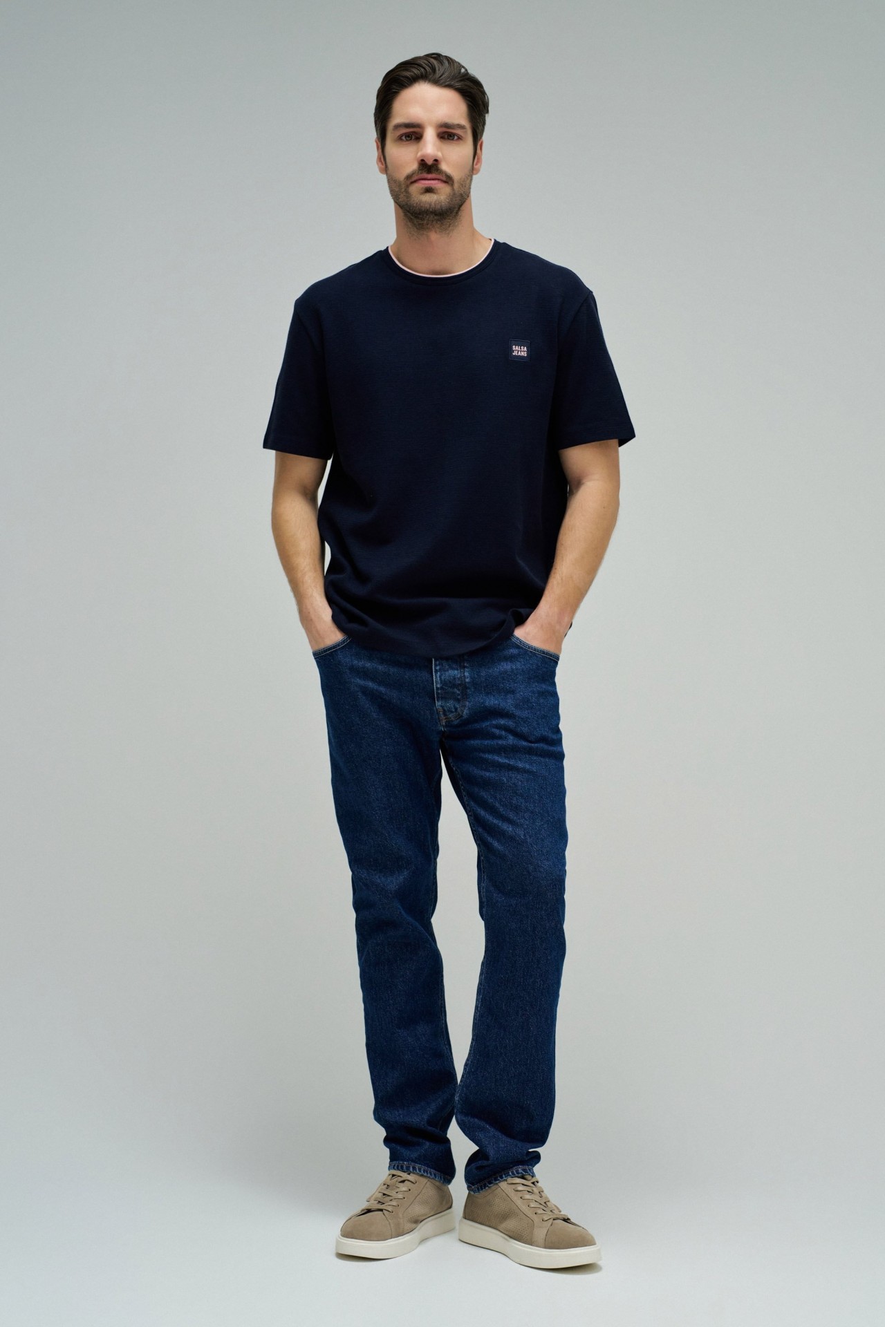 T-SHIRT TEXTURÉ AVEC BRANDING STAR CLUB