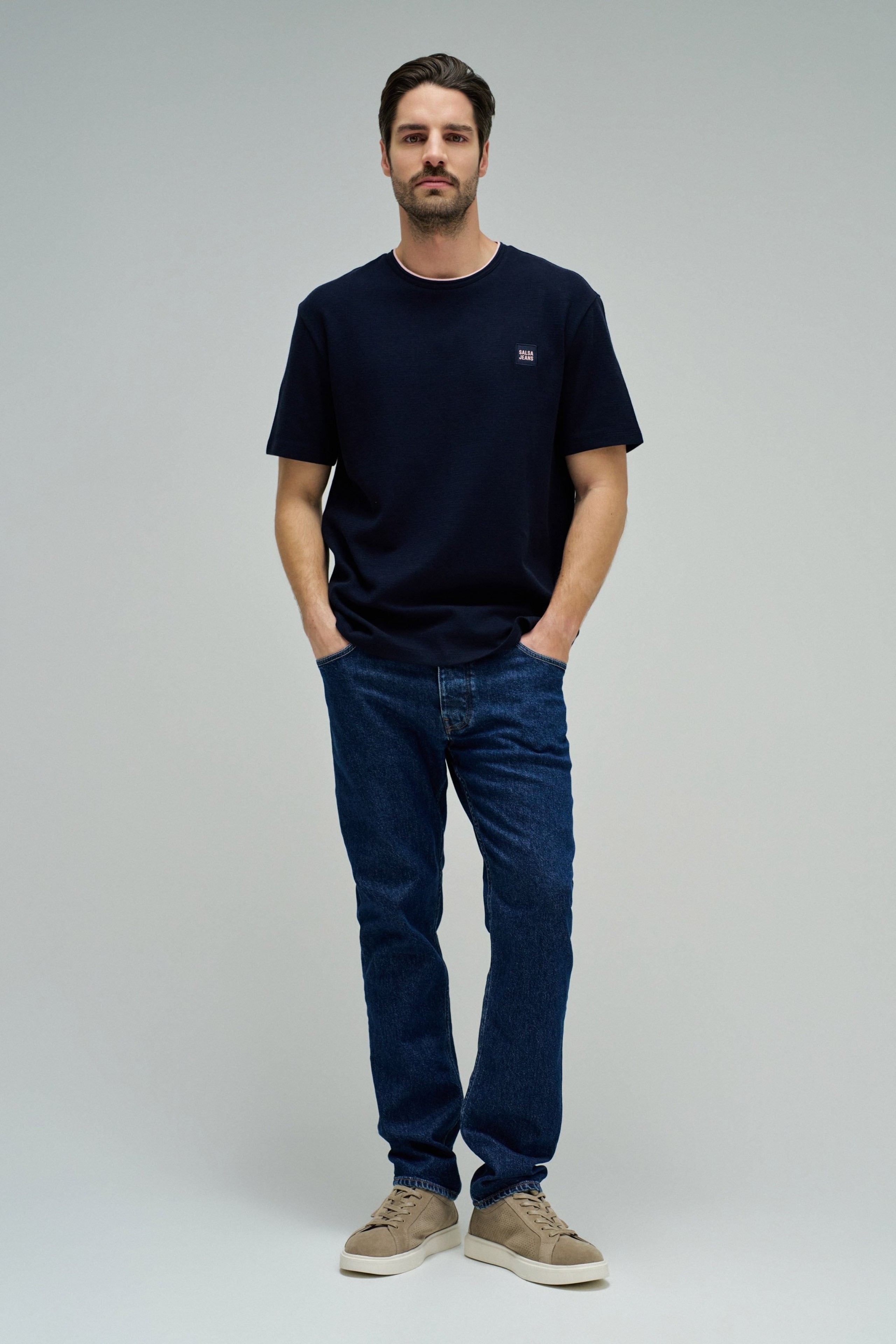 T-SHIRT TEXTURÉ AVEC BRANDING STAR CLUB