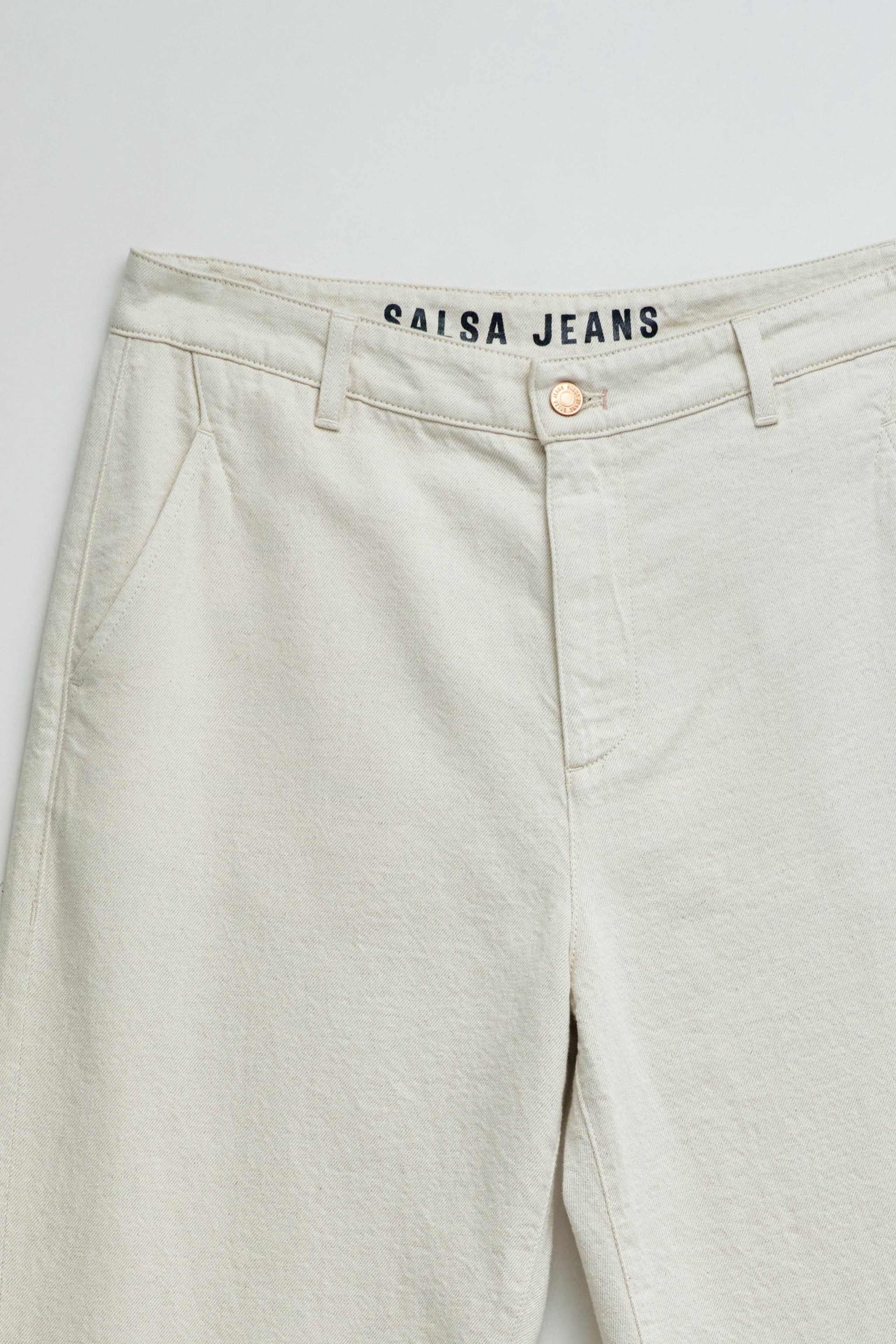 CHINO TROUSERS WITH LINEN STAR CLUB