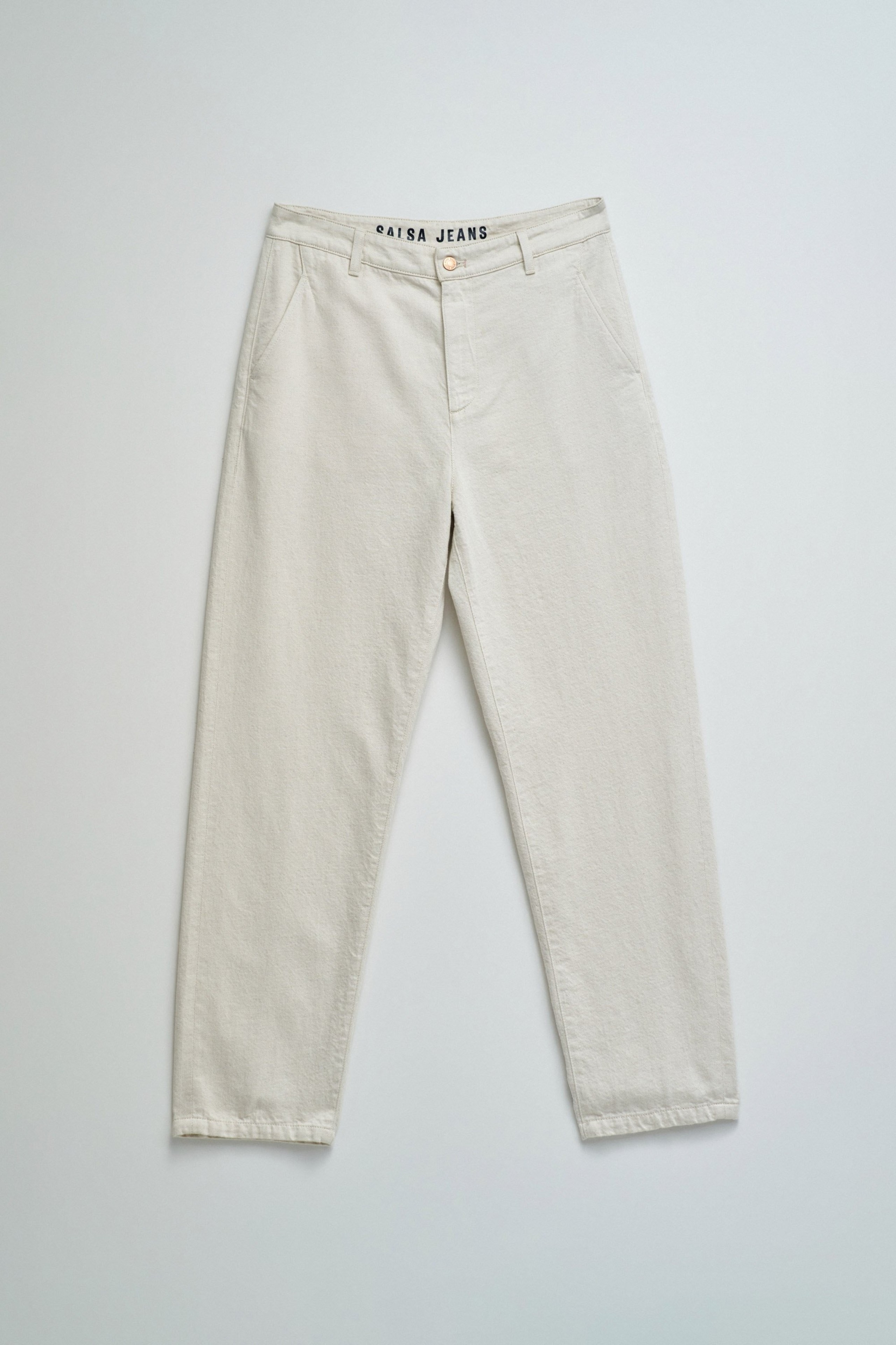 CHINO TROUSERS WITH LINEN STAR CLUB
