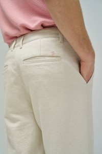 CHINO TROUSERS WITH LINEN STAR CLUB CHINO TROUSERS WITH LINEN STAR CLUB