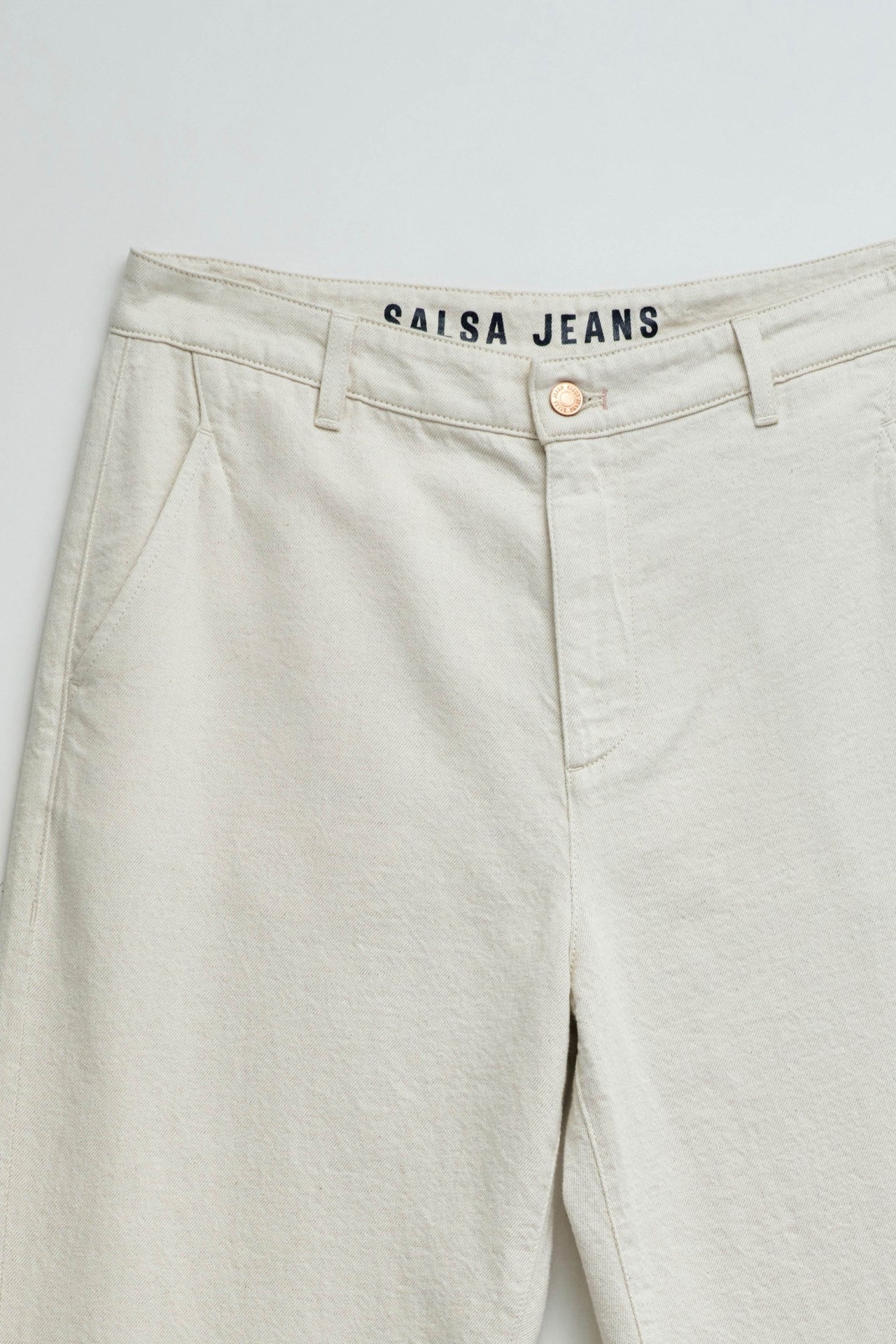 CHINO TROUSERS WITH LINEN STAR CLUB