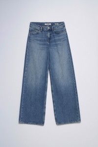 LOW RISE WIDE JEANS