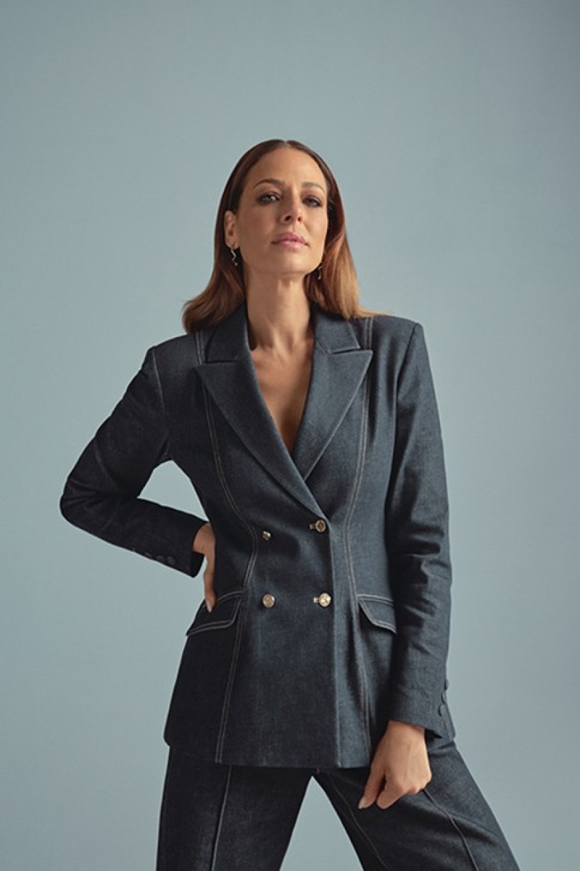 STRUCTURED BLAZER DENIM ATELIER