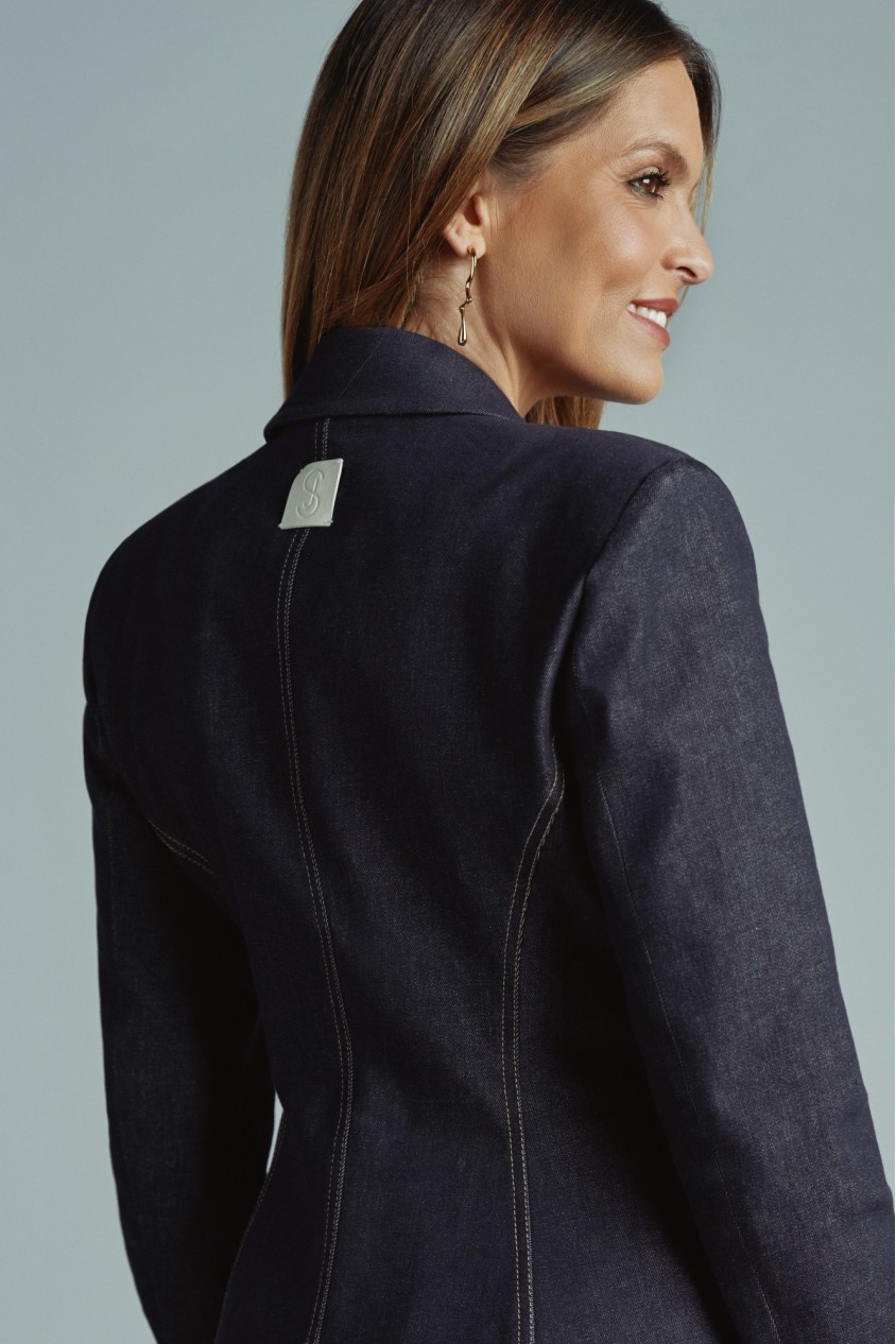 STRUCTURED BLAZER DENIM ATELIER