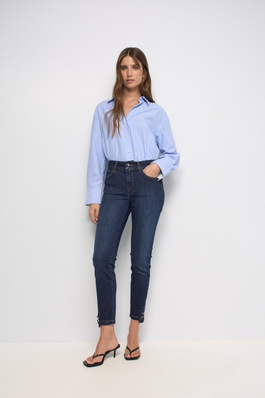 VAQUEROS DESTINY PUSH UP CROPPED SKINNY