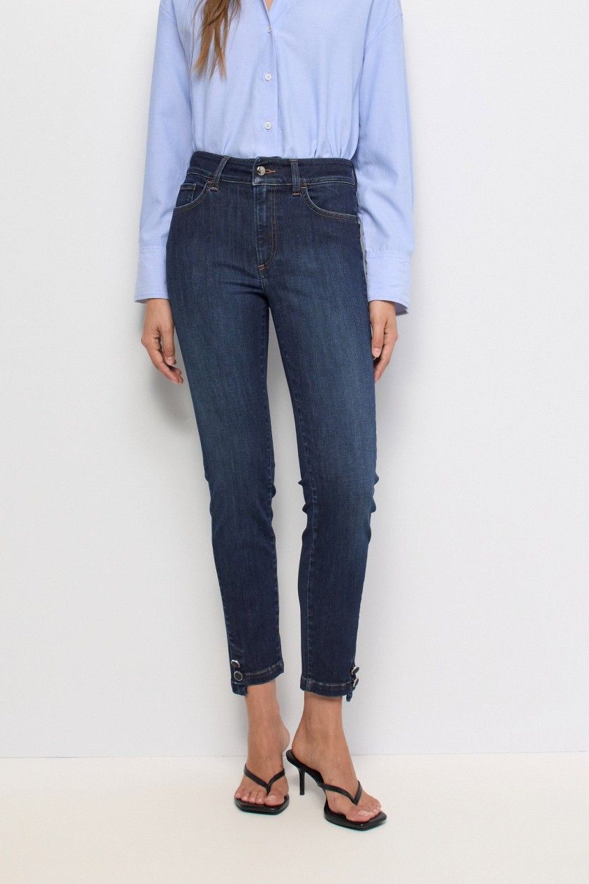 VAQUEROS DESTINY PUSH UP CROPPED SKINNY