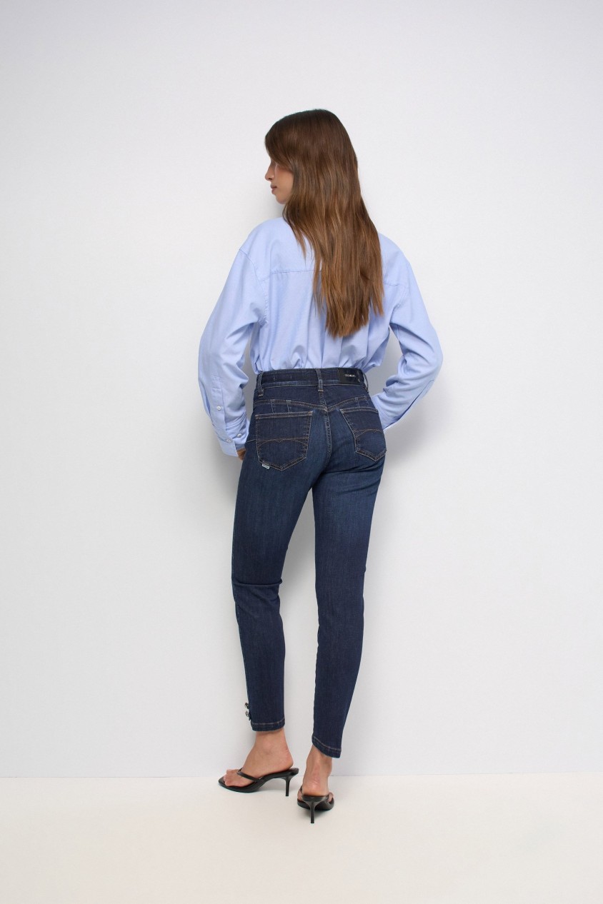 VAQUEROS DESTINY PUSH UP CROPPED SKINNY