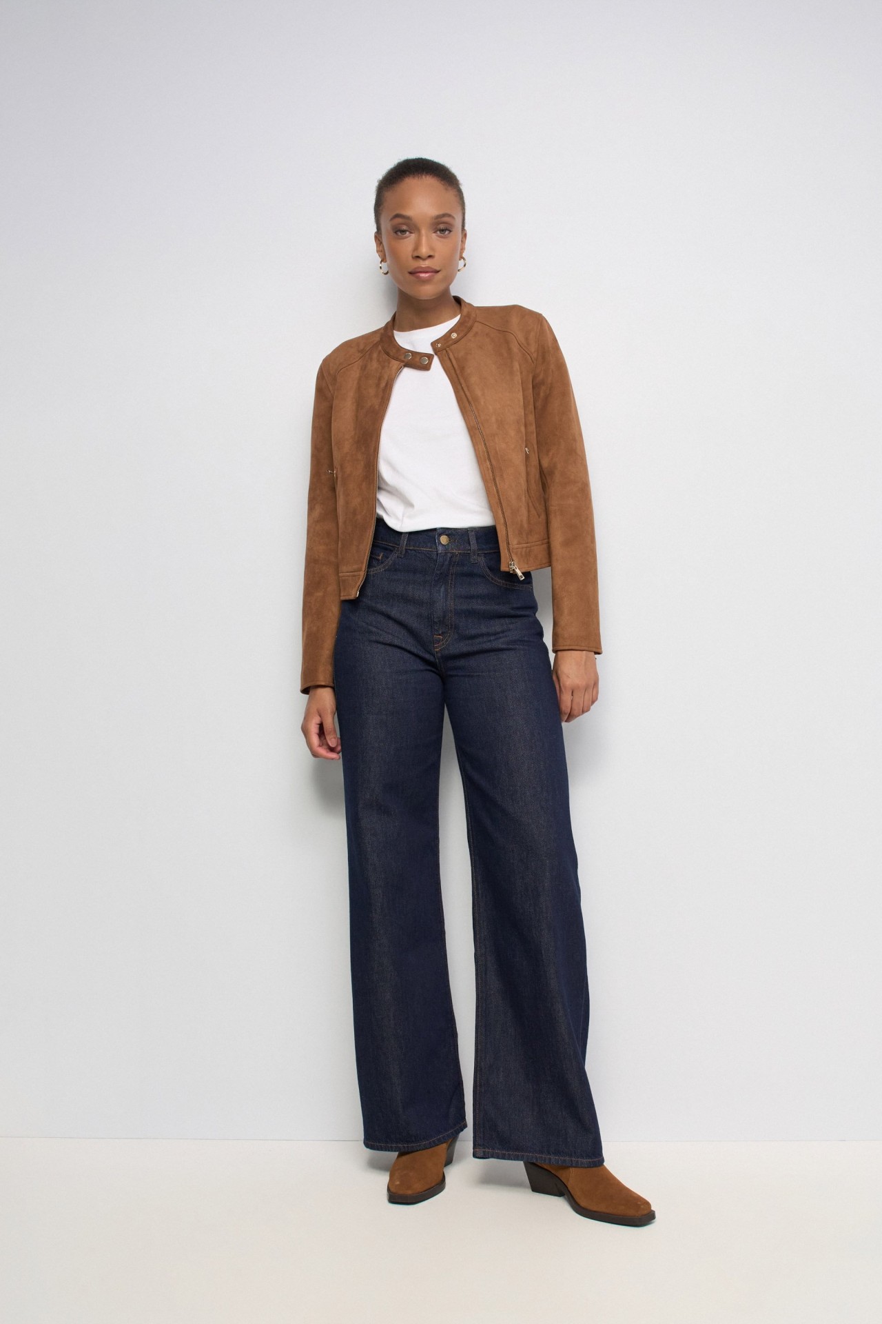 FAUX-SUEDE JACKET