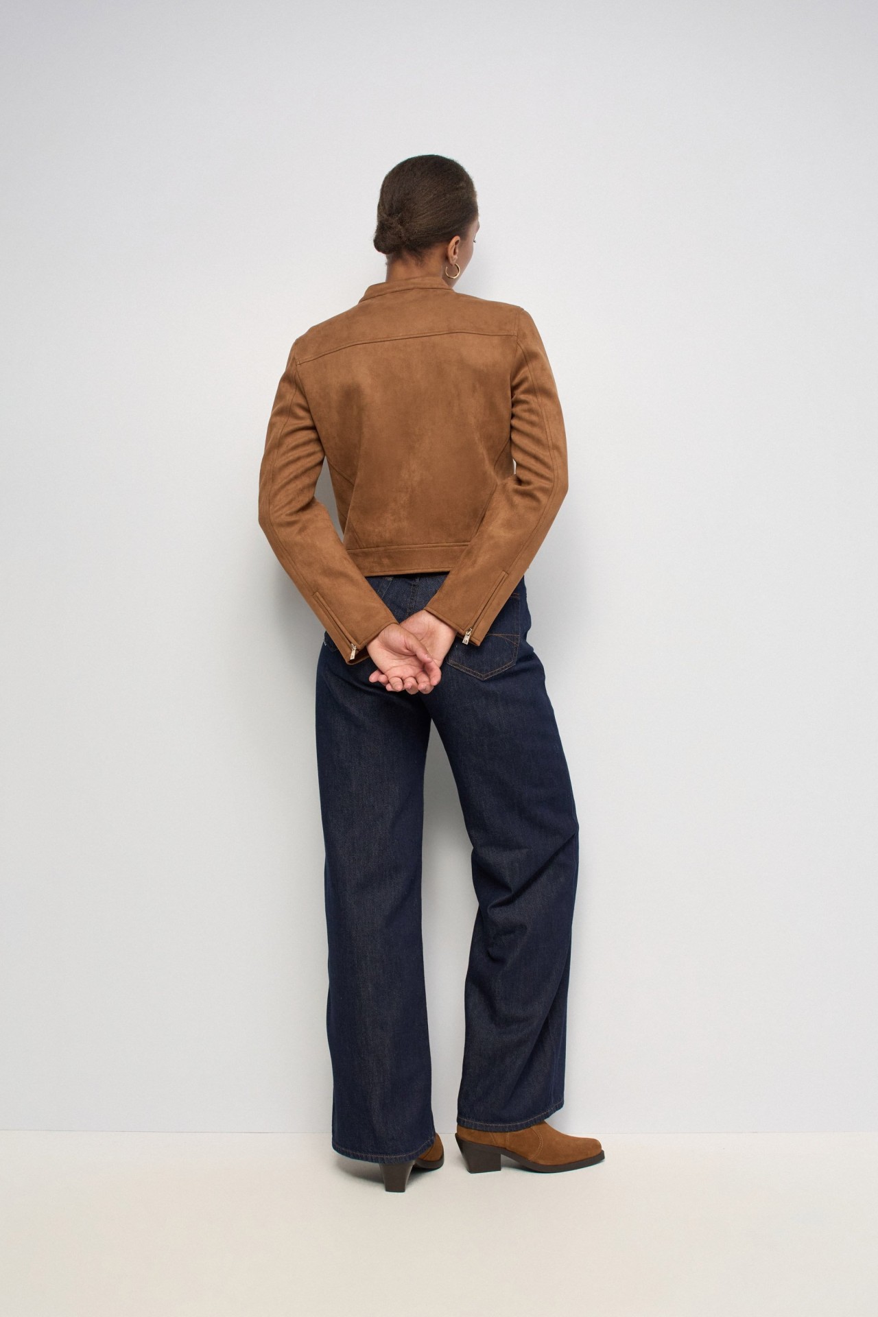 FAUX-SUEDE JACKET
