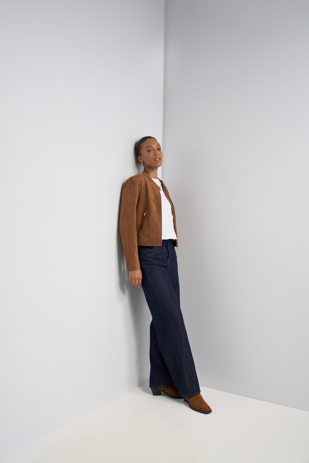FAUX-SUEDE JACKET