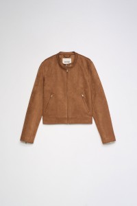 FAUX-SUEDE JACKET