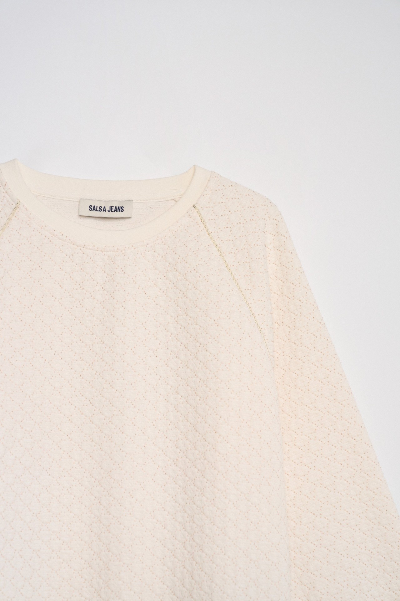 JACQUARD AND LUREX SWEATSHIRT