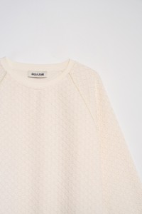 SWEATSHIRT EN JACQUARD ET LUREX