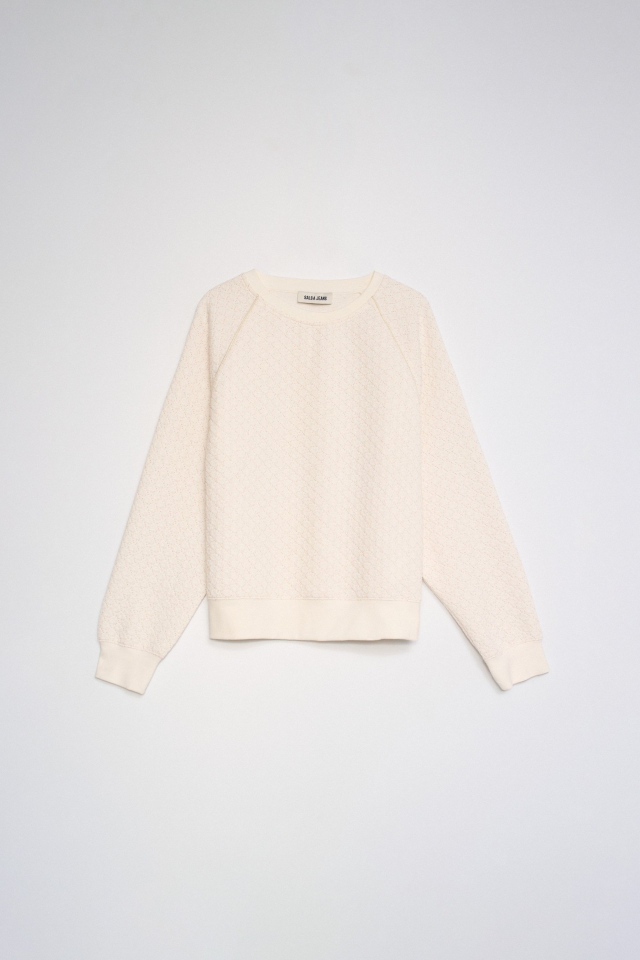 JACQUARD AND LUREX SWEATSHIRT