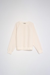 SWEATSHIRT EN JACQUARD ET LUREX