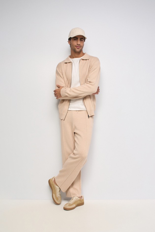 PANTALON JOGGERS AVEC CACHEMIRE