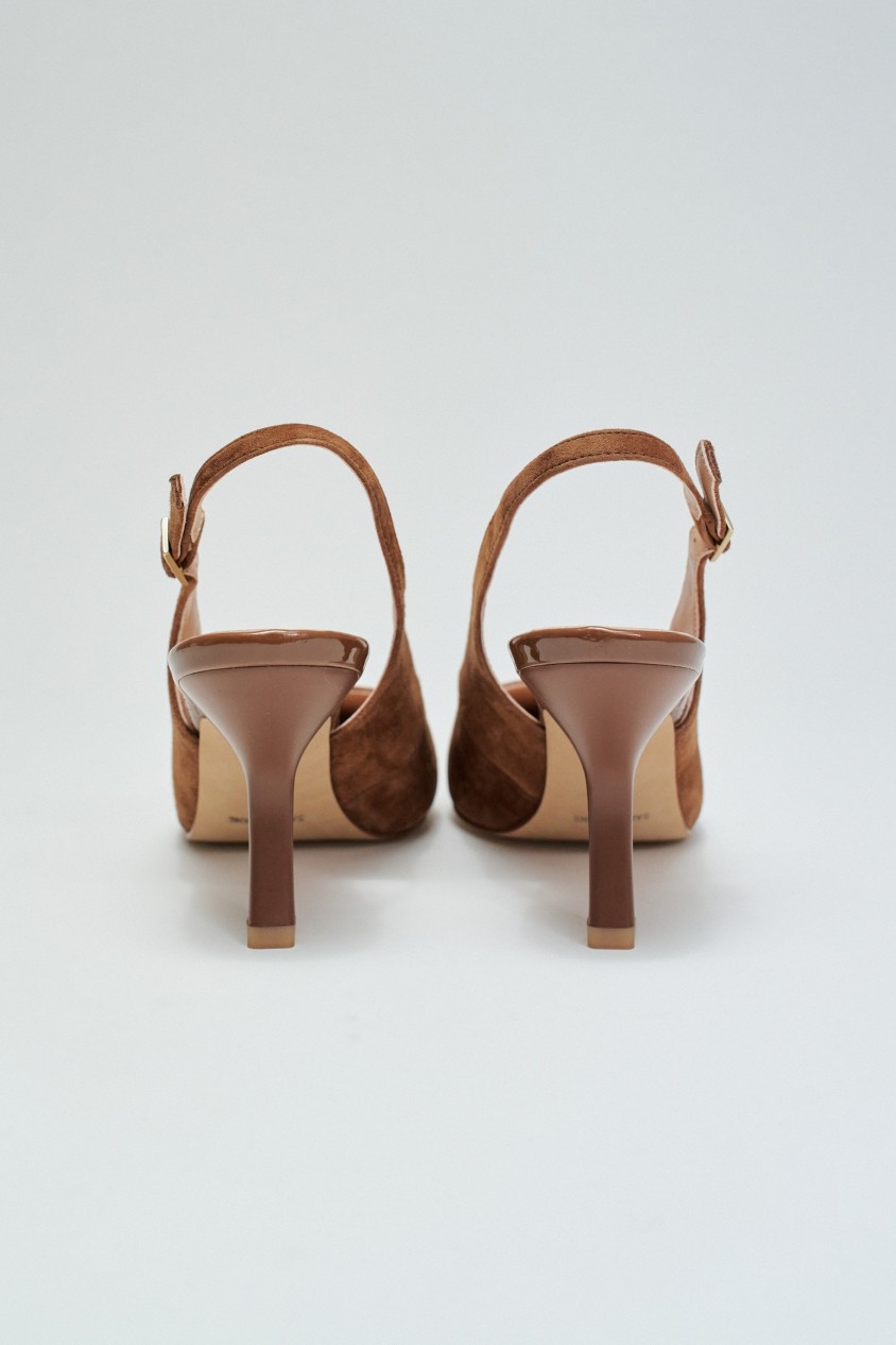 ZAPATOS DE TACÓN DE ANTE