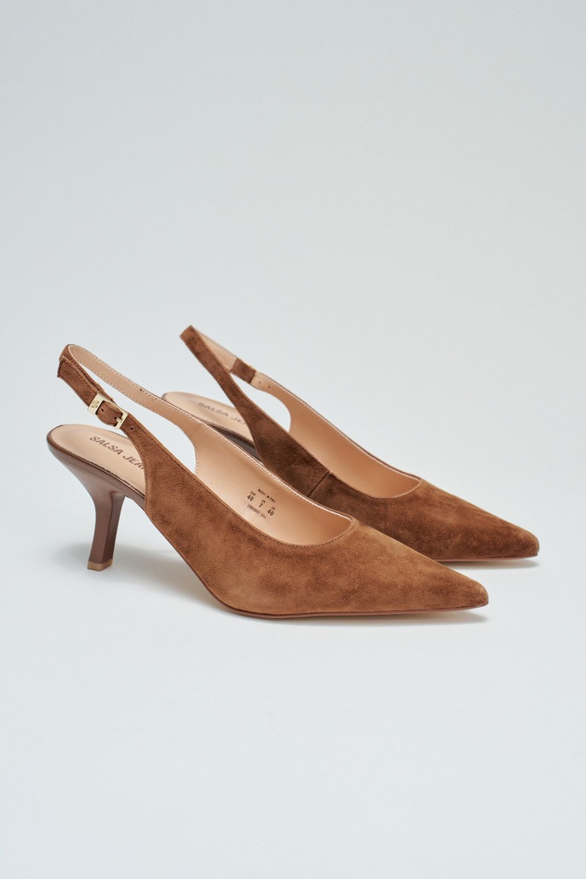 ZAPATOS DE TACÓN DE ANTE