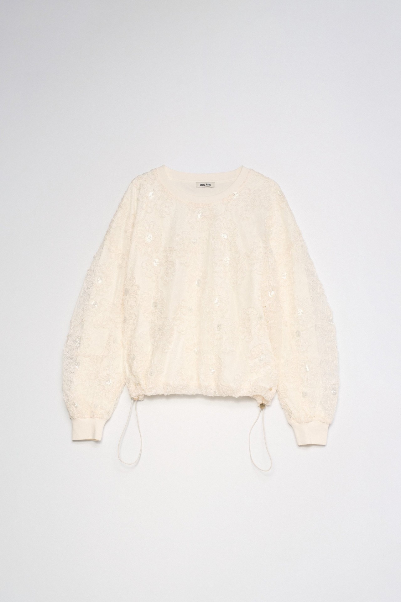 SWEATSHIRT MET 3D-BLOEMENEFFECT