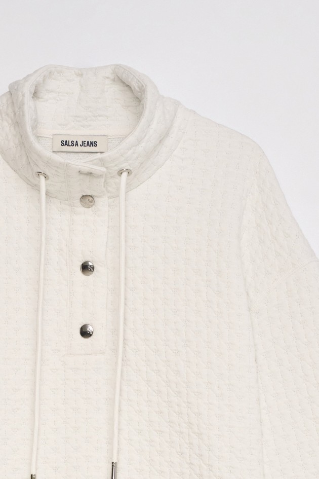 SWEATSHIRT MET LUREX