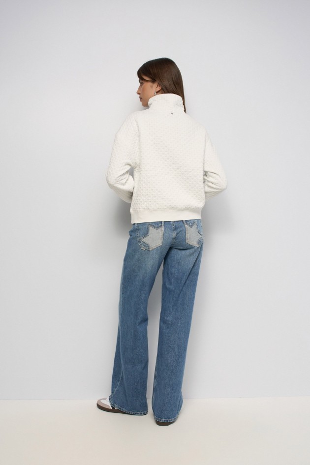 SWEATSHIRT MET LUREX