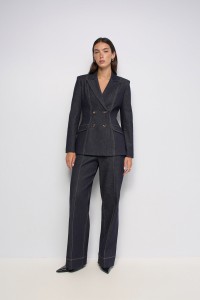 CHINO MET STRAIGHT PIJP DENIM ATELIER