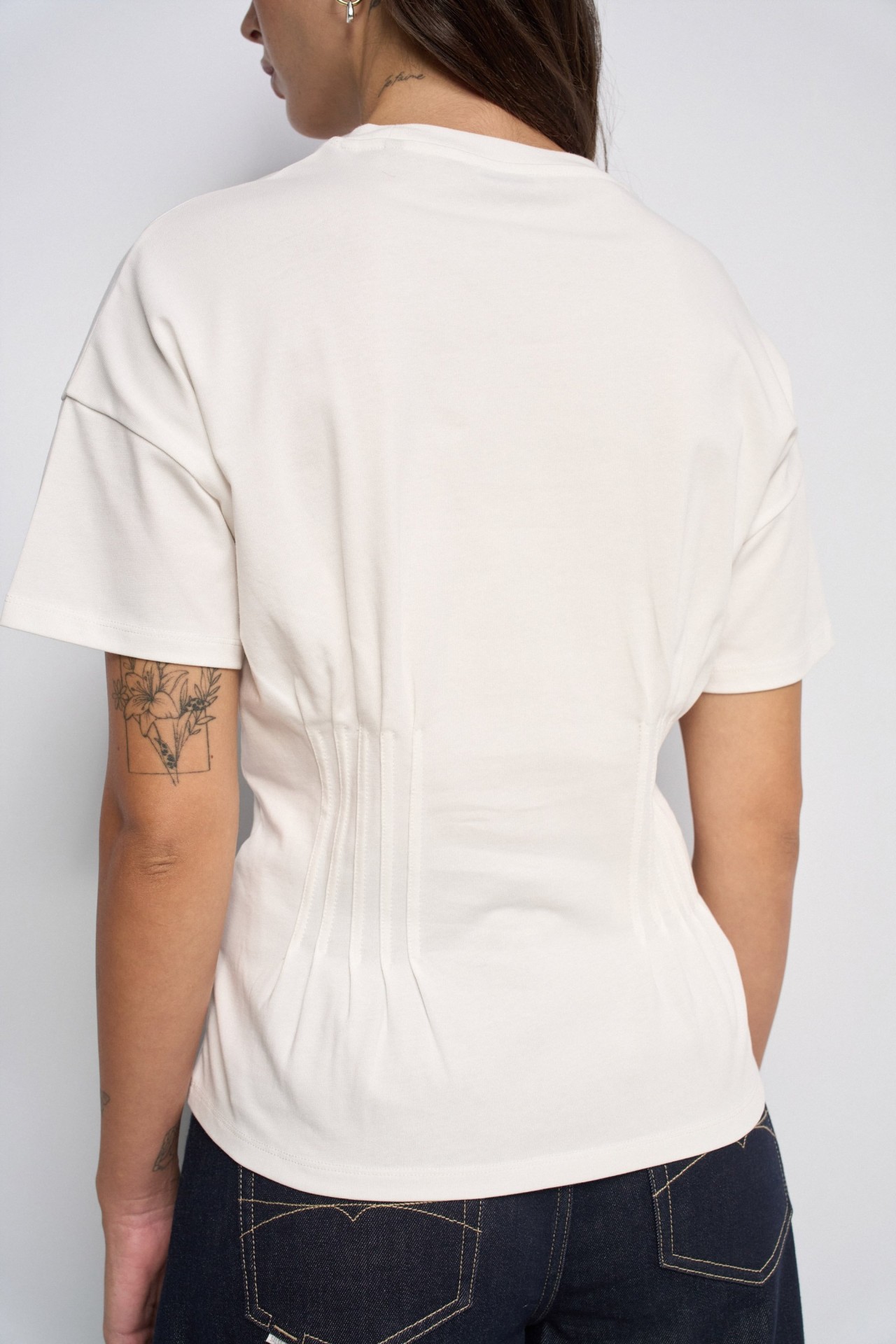 PLEATED T-SHIRT