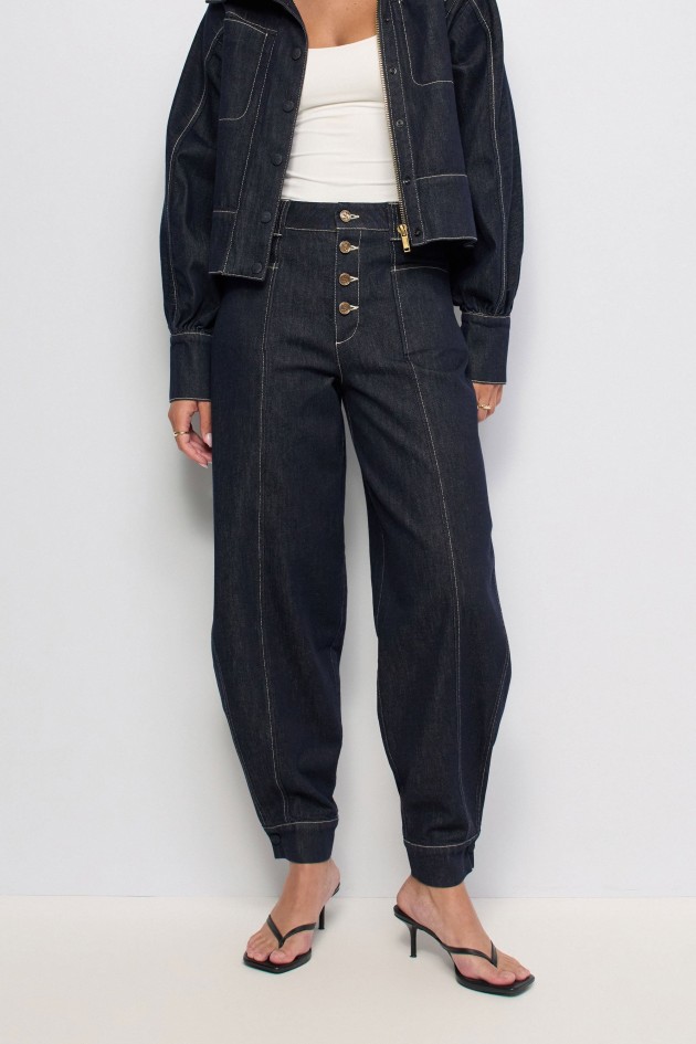 VAQUEROS BARREL DENIM ATELIER