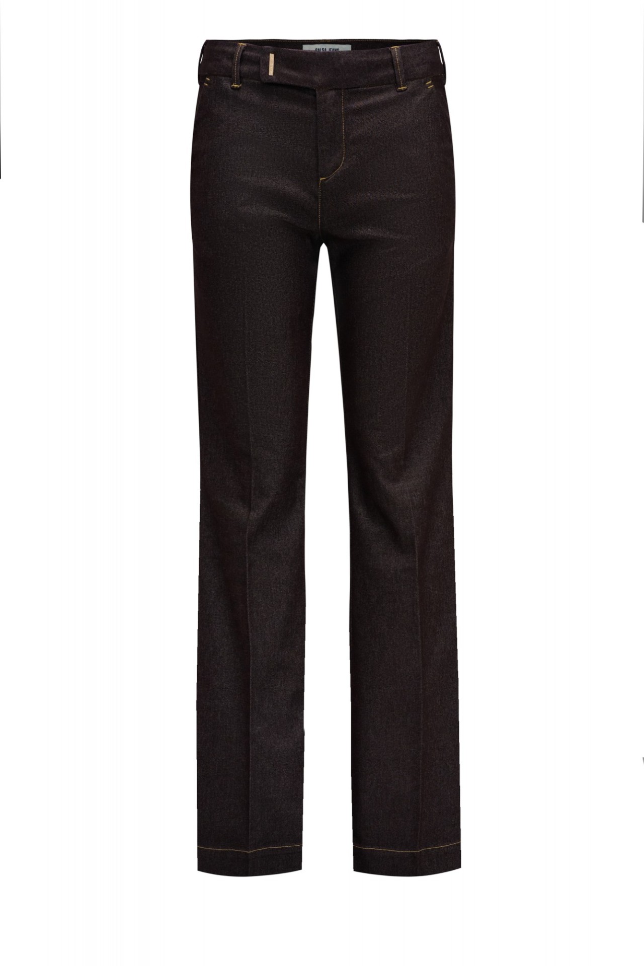 PANTALONES CHINO FLARE CON DETALLE EN LA CINTURA