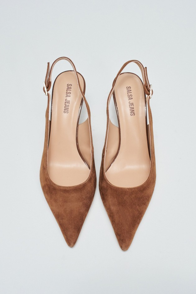 ZAPATOS DE TACÓN DE ANTE
