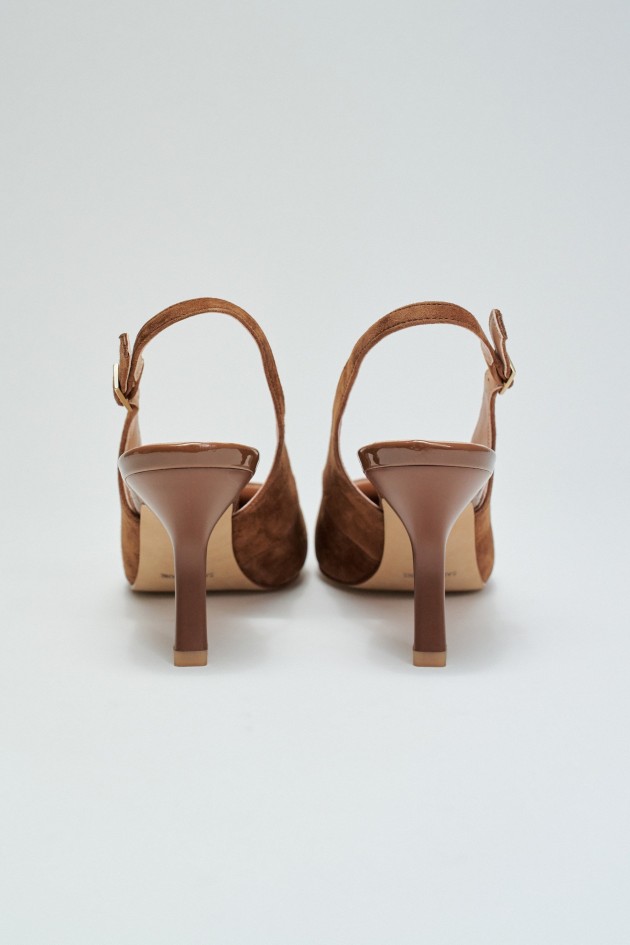 ZAPATOS DE TACÓN DE ANTE