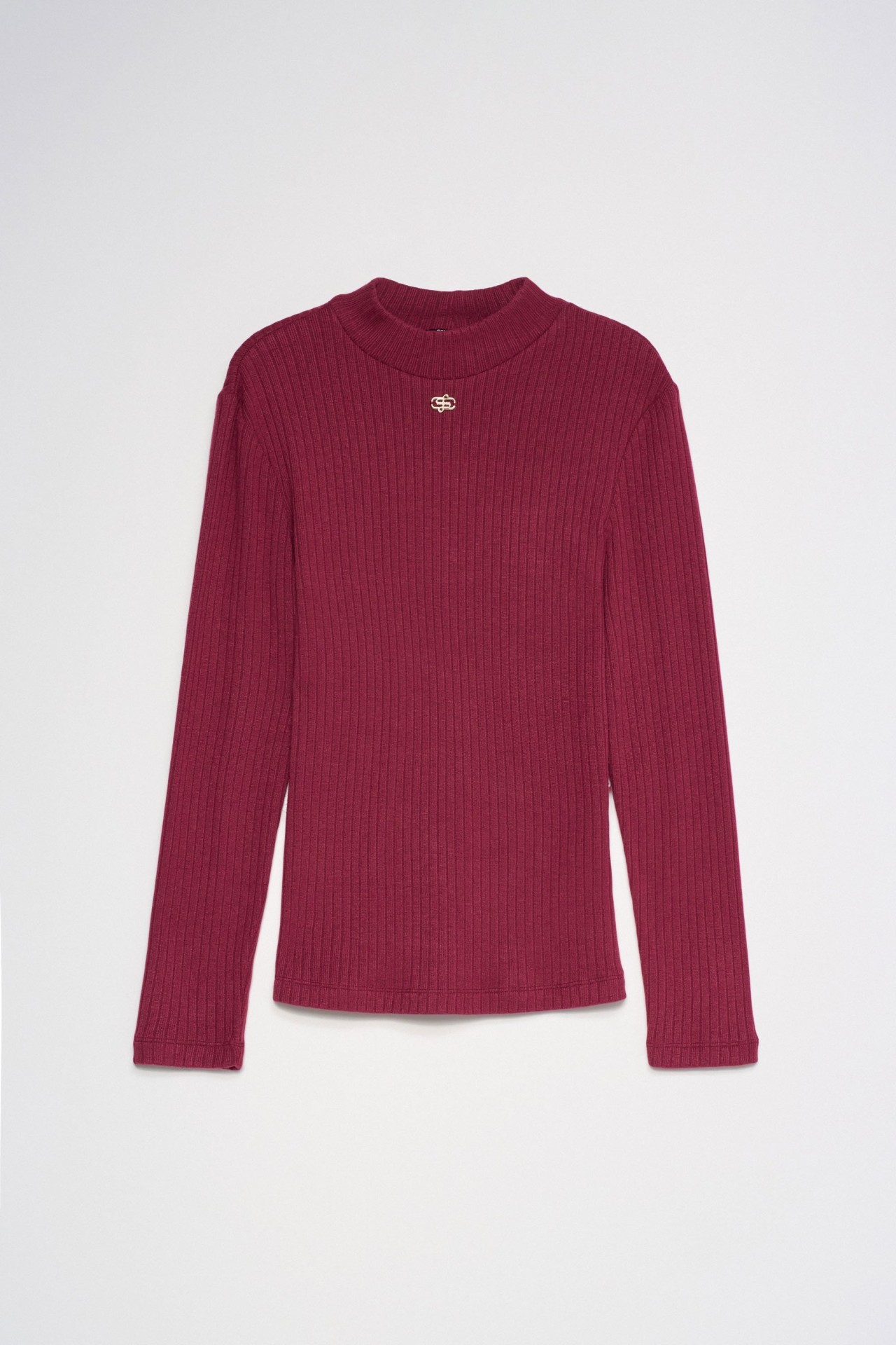 PULLOVER AUS STRICK GERIPPT