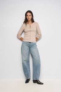 PULL EN MAILLE C�TEL�E AVEC N?UDS
