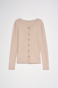 PULL EN MAILLE C�TEL�E AVEC N?UDS
