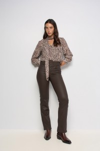 SECRET PUSH IN BOOTCUT COATED JEANS SECRET PUSH IN BOOTCUT COATED JEANS