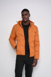 ABRIGO PUFFER CON BOLSILLOS