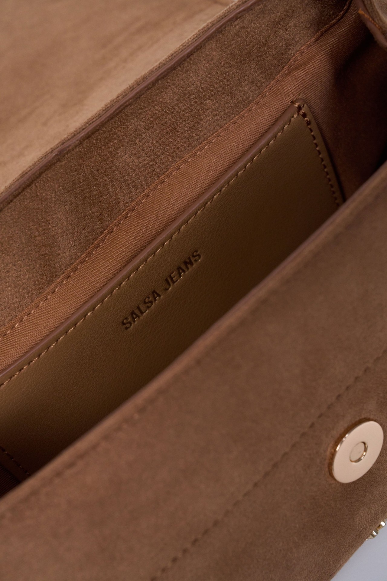 SUEDE-EFFECT BAG