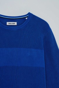 CAMISOLA TRICOTADA COM TEXTURA