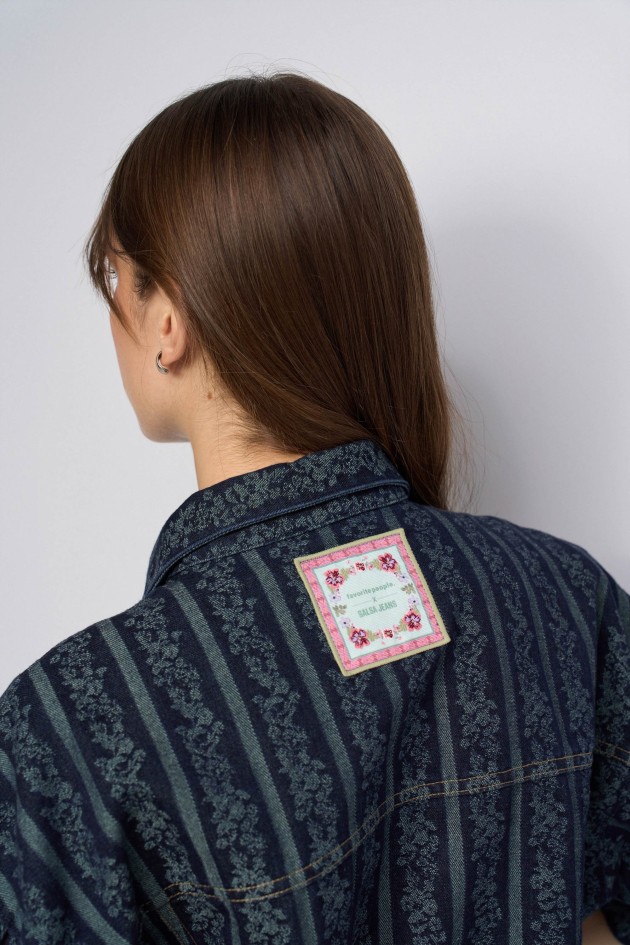 CHEMISE EN JACQUARD FAVORITE PEOLPE X SALSA JEAN