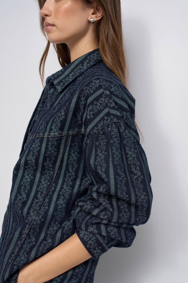 CHEMISE EN JACQUARD FAVORITE PEOLPE X SALSA JEAN