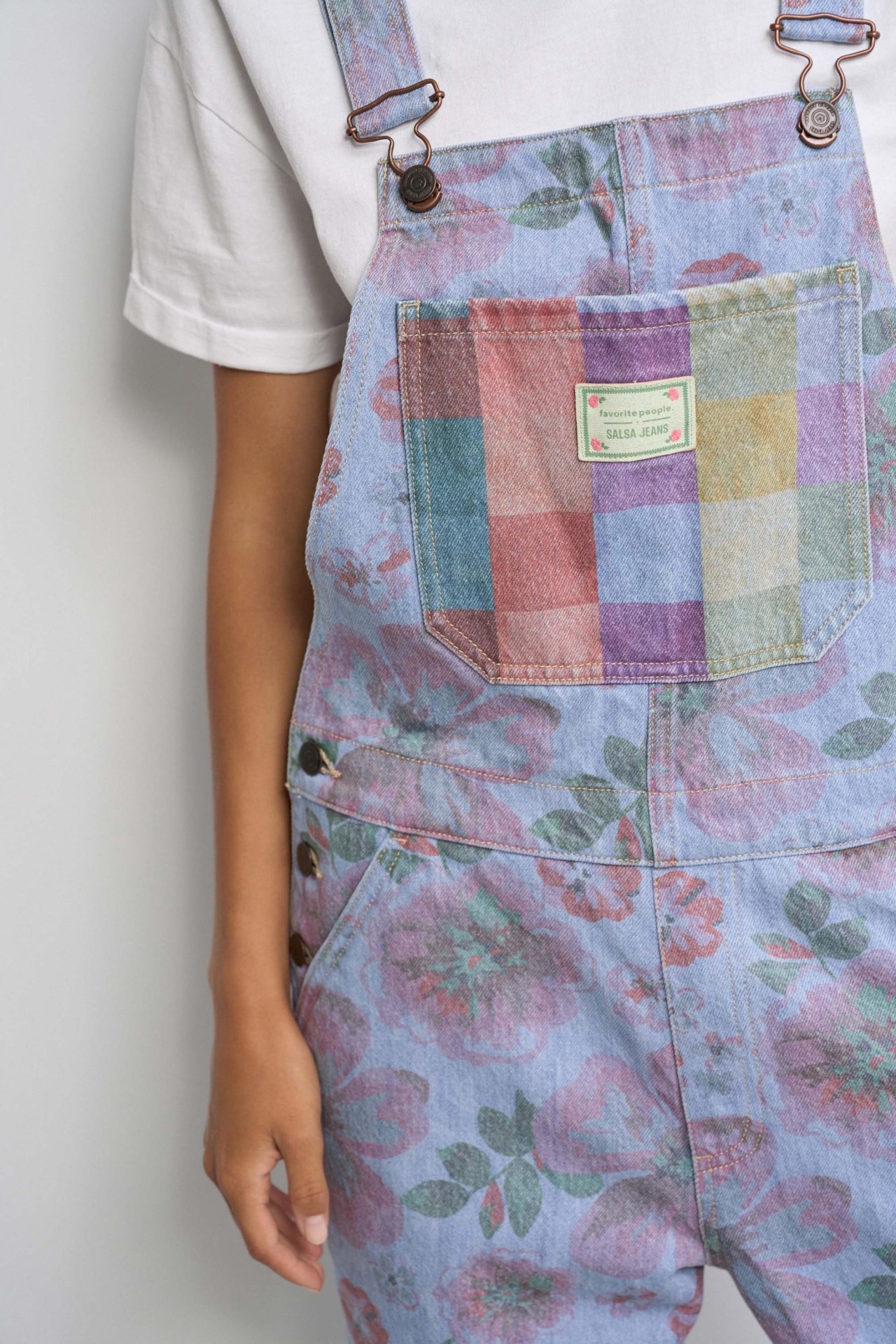 PETO CON ESTAMPADO FAVORITE PEOPLE X SALSA JEANS