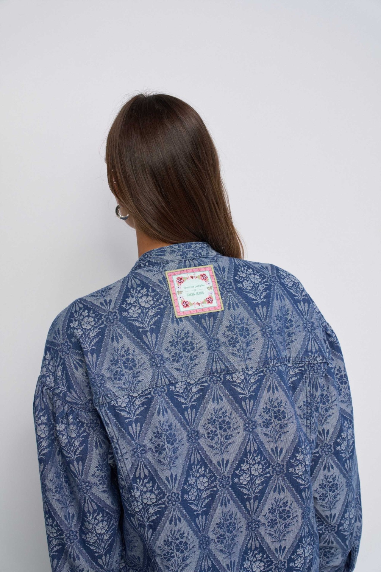 CHEMISE EN DENIM JACQUARD FAVORITE PEOPLE X SALSA JEANS