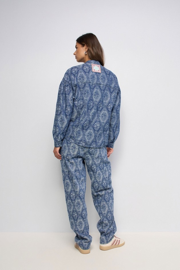 CHEMISE EN DENIM JACQUARD FAVORITE PEOPLE X SALSA JEANS