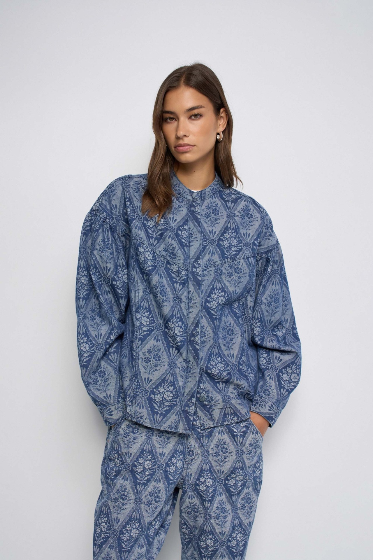 CHEMISE EN DENIM JACQUARD FAVORITE PEOPLE X SALSA JEANS